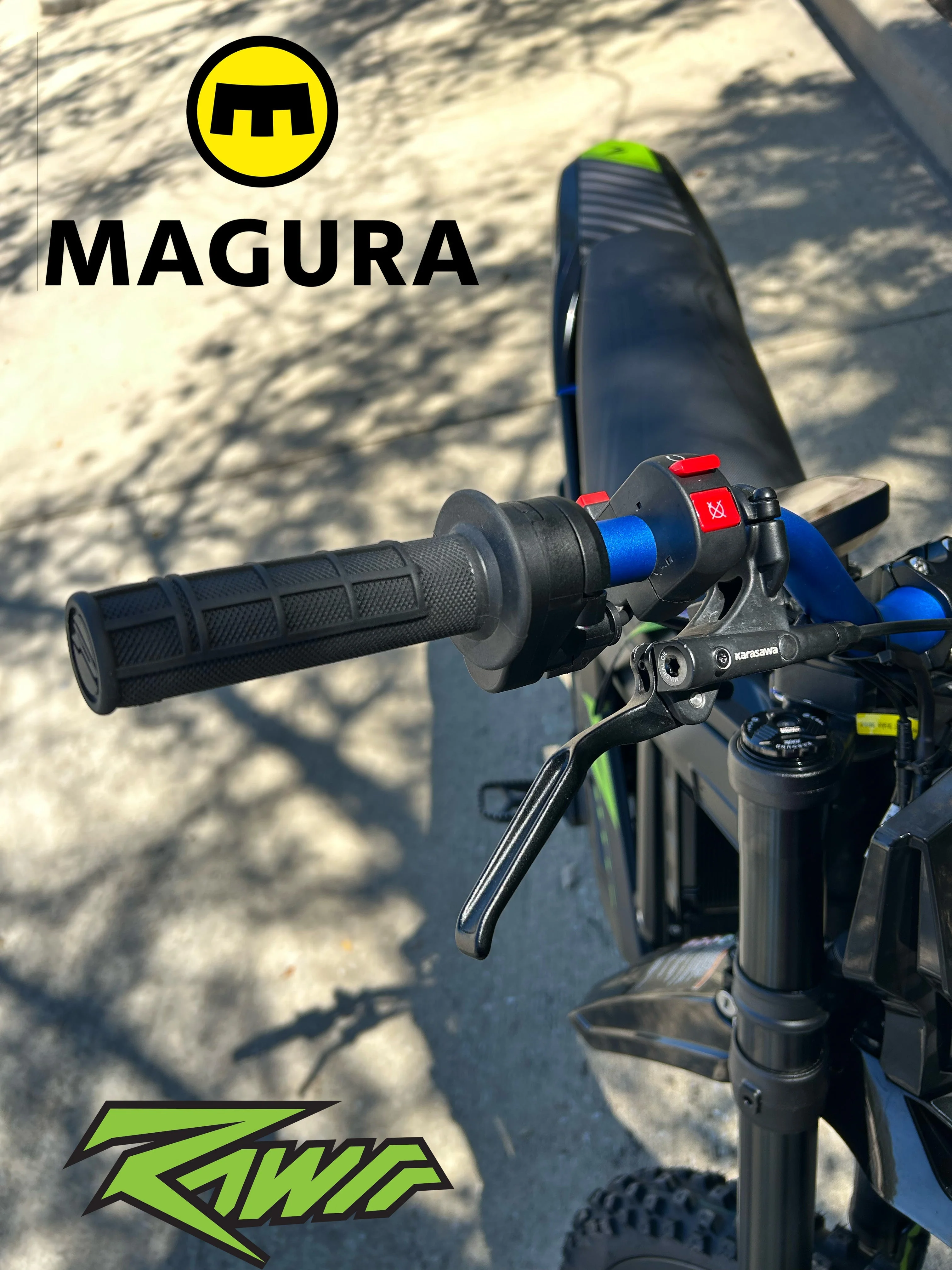 1/4 Turn Electronic Magura Throttle | DirtyBike | Rawrr Mantis X - Image 7