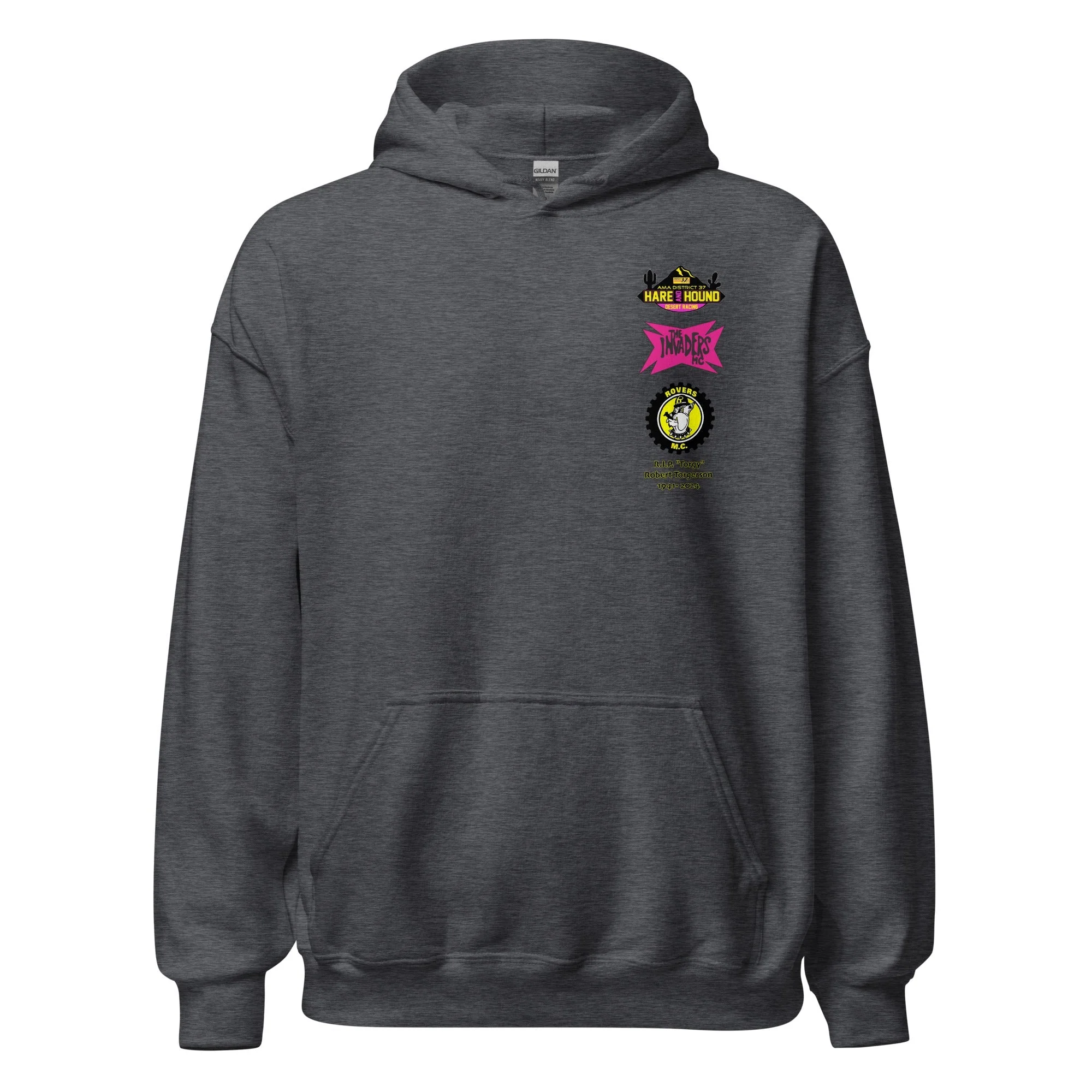 2024 Alien Dawg Run - Rovers MC & Invaders MC Hare & Hound Event Hoodie - Image 4