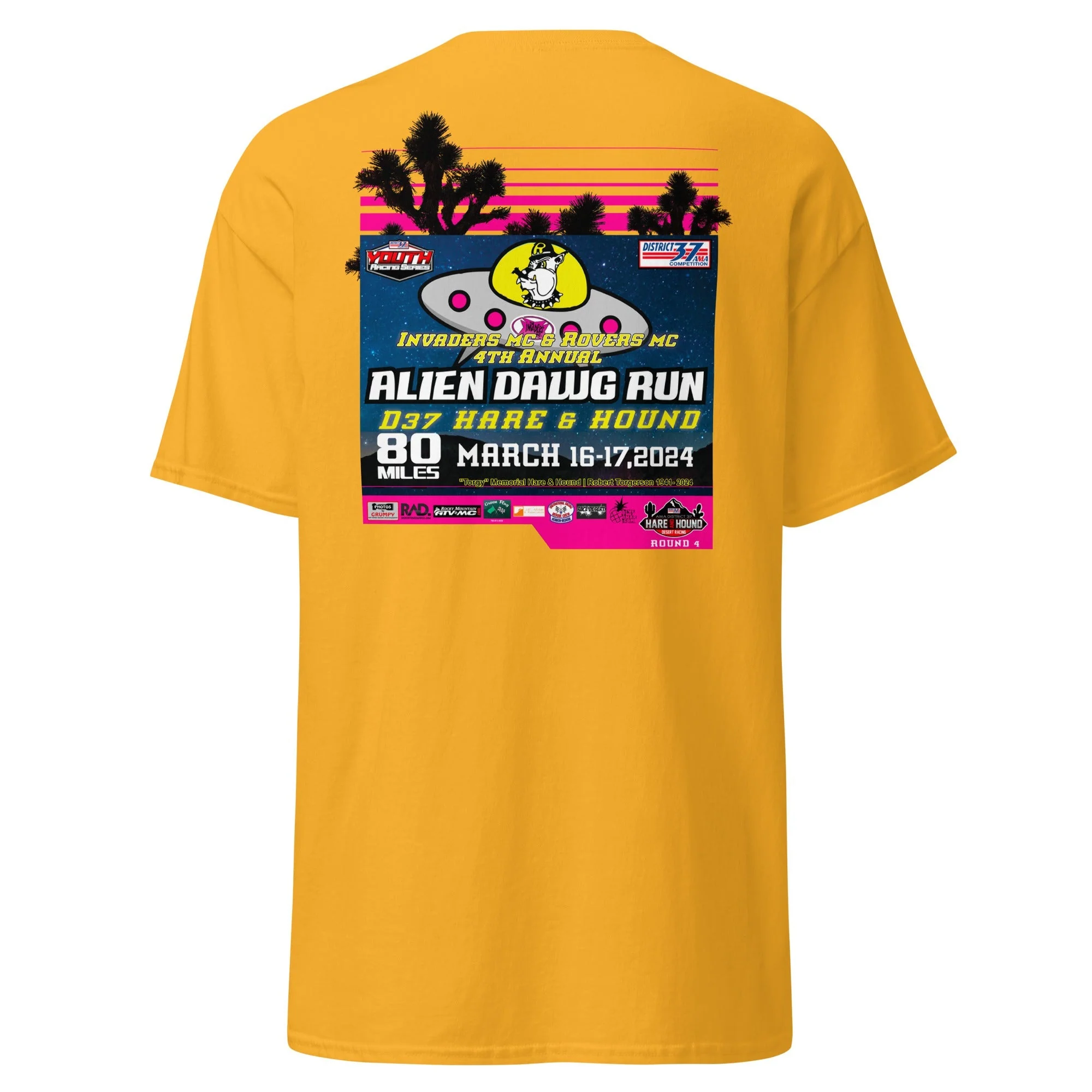 2024 Alien Dawg Run - Rovers MC & Invaders MC Hare & Hound Event T-Shirt - Image 10