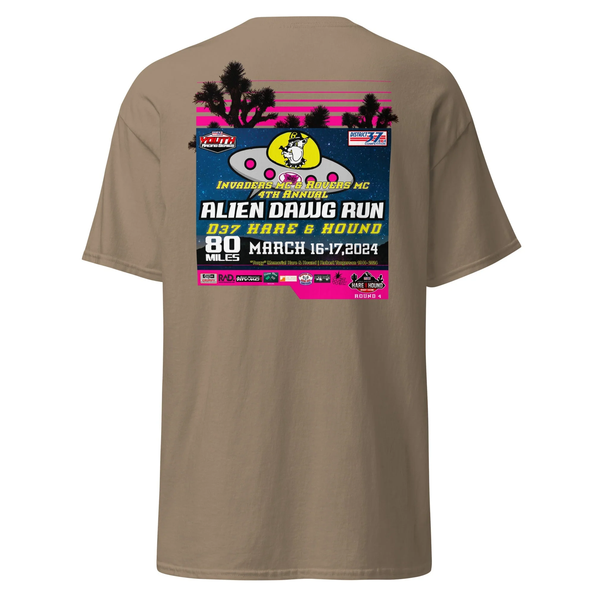 2024 Alien Dawg Run - Rovers MC & Invaders MC Hare & Hound Event T-Shirt - Image 6
