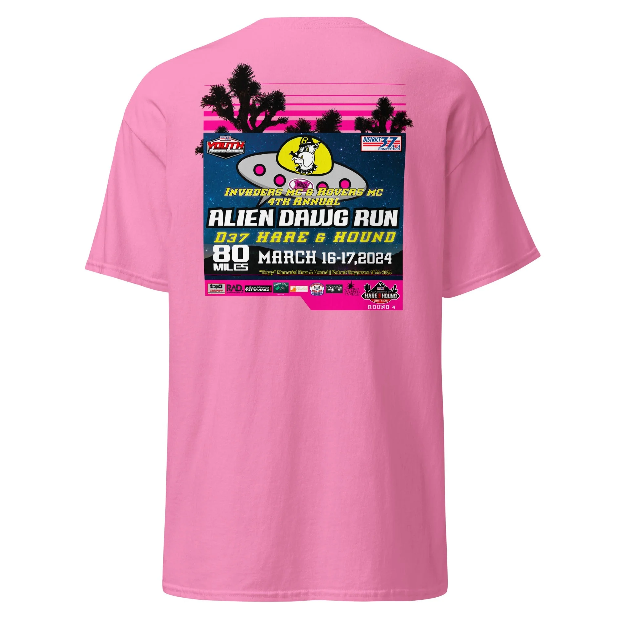 2024 Alien Dawg Run - Rovers MC & Invaders MC Hare & Hound Event T-Shirt - Image 8