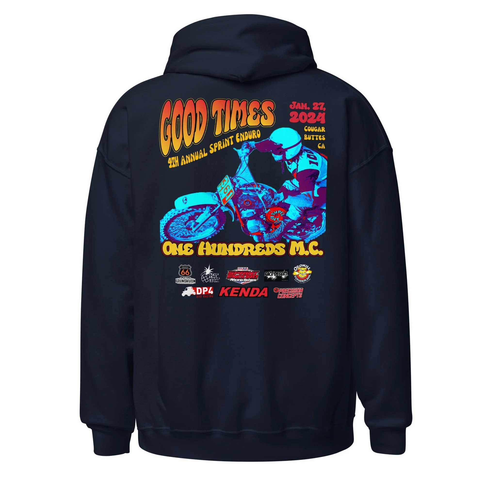 2024 Good Times Sprint Enduro 100s MC Event Hoodie - Adult Hoodie - Image 4