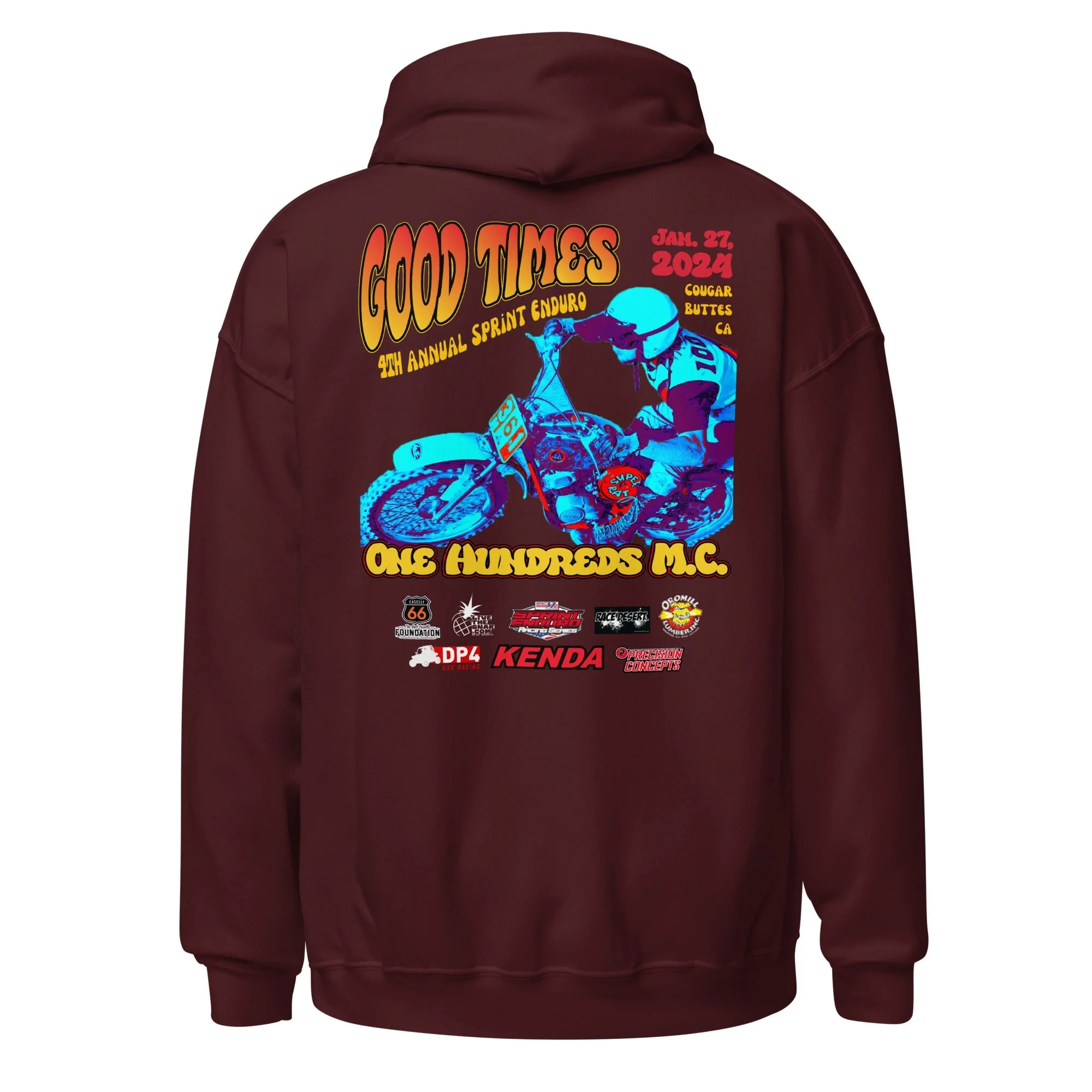 2024 Good Times Sprint Enduro 100s MC Event Hoodie - Adult Hoodie - Image 6