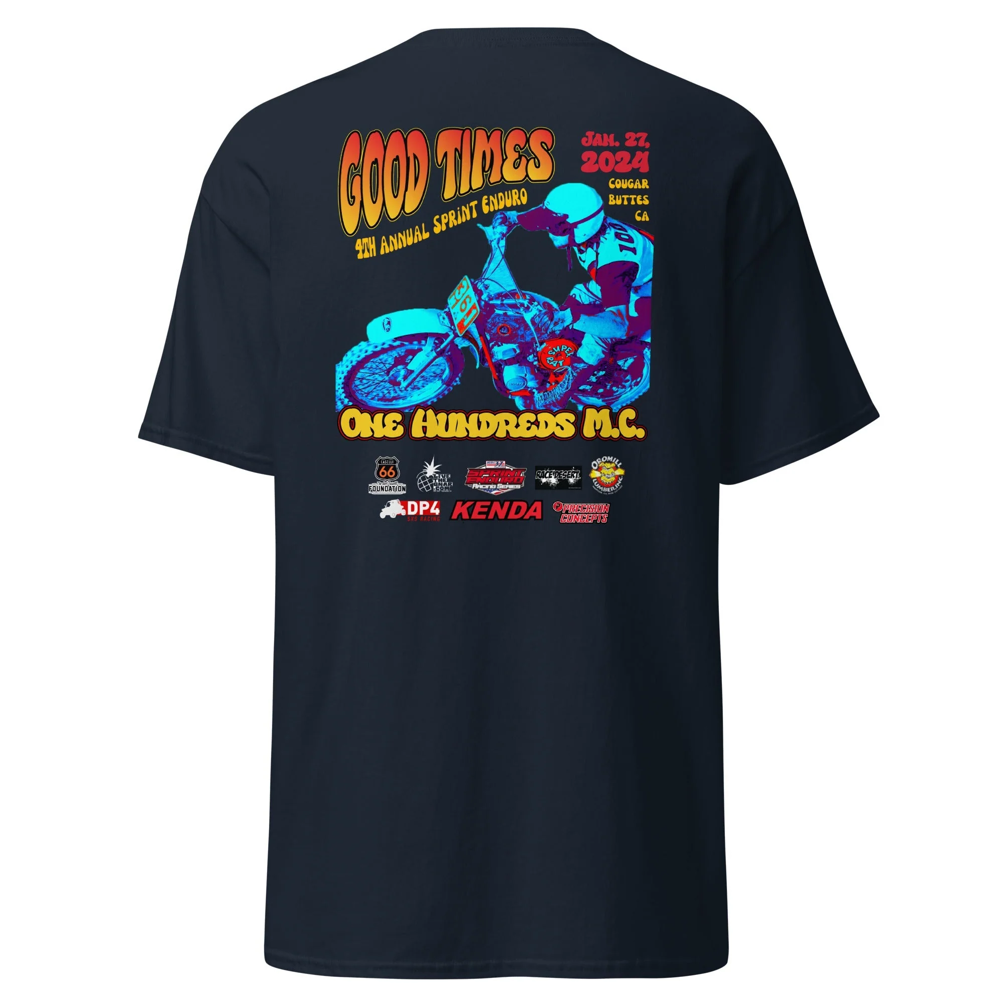 2024 Good Times Sprint Enduro 100s MC Event Shirt - Mens T-Shirt - Image 3