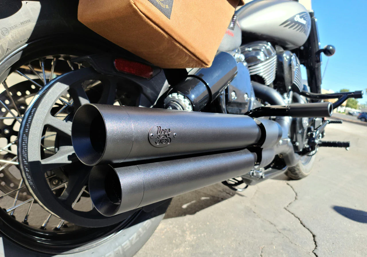 Rampage Muffler Set - Black for Indian Chief | 2022+ - Image 3