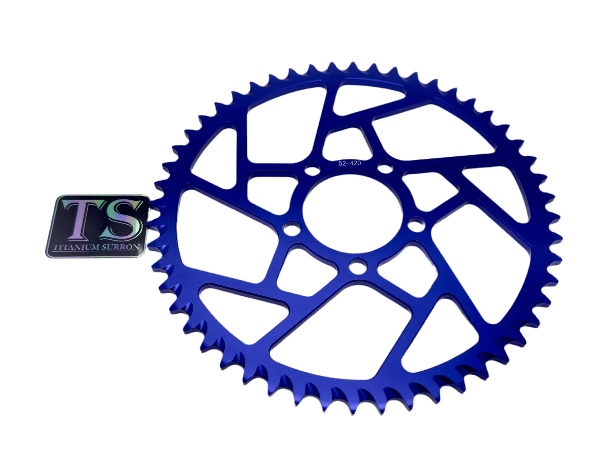 52 Tooth Hardened Aluminum 420 Sprocket for E-moto - Image 6