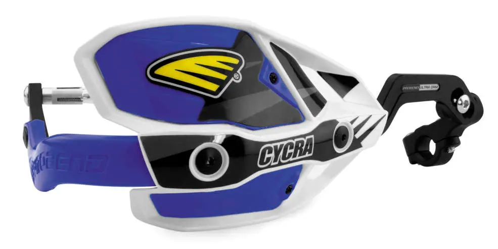 Cycra Probend Ultra CRM Blue & White Handguards - 7/8th" Clamp