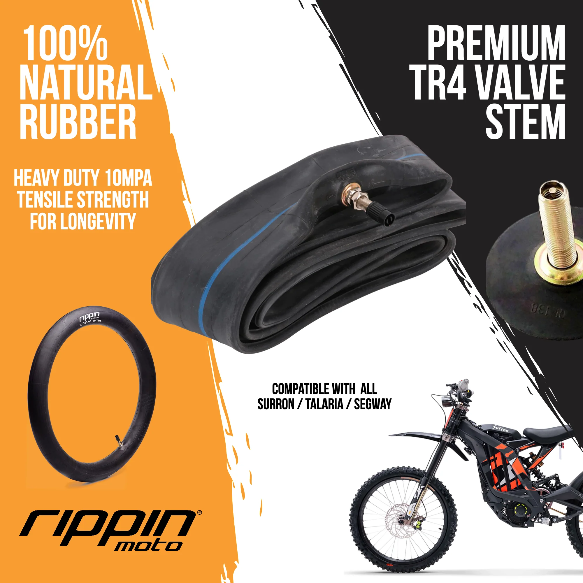 70/100-19 E-Moto Motorcycle Inner Tube (2.75/3.00-19) for Surron, E-Ride PRO & Talaria - Image 5