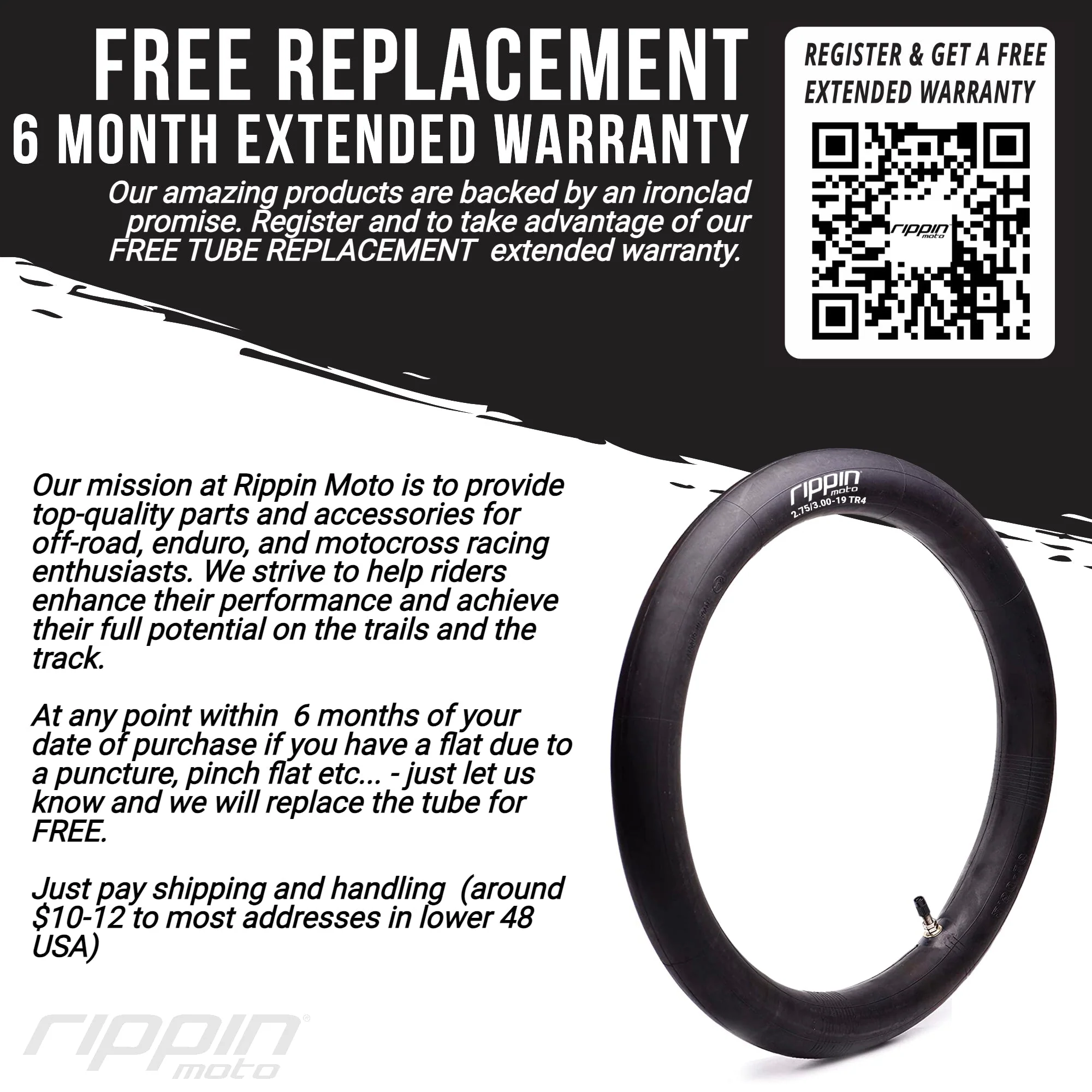 90/100-16 (3.25/3.50-16) Heavy Duty Motorcycle Inner Tube - 3mm Thick - Image 7