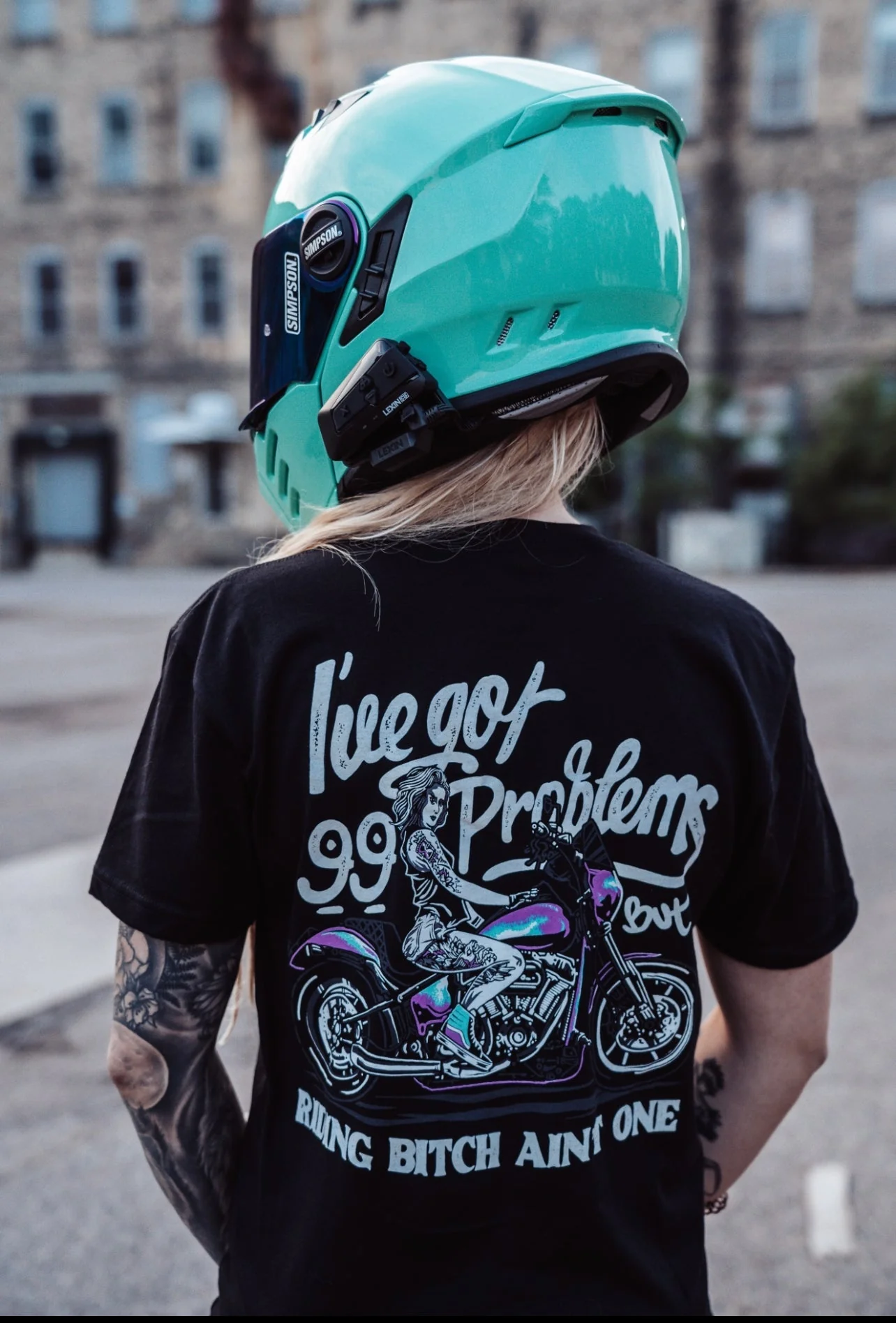 "I've Got 99 Problems Riding Btch Aint One" T-Shirt - Renegade Babes - Image 4