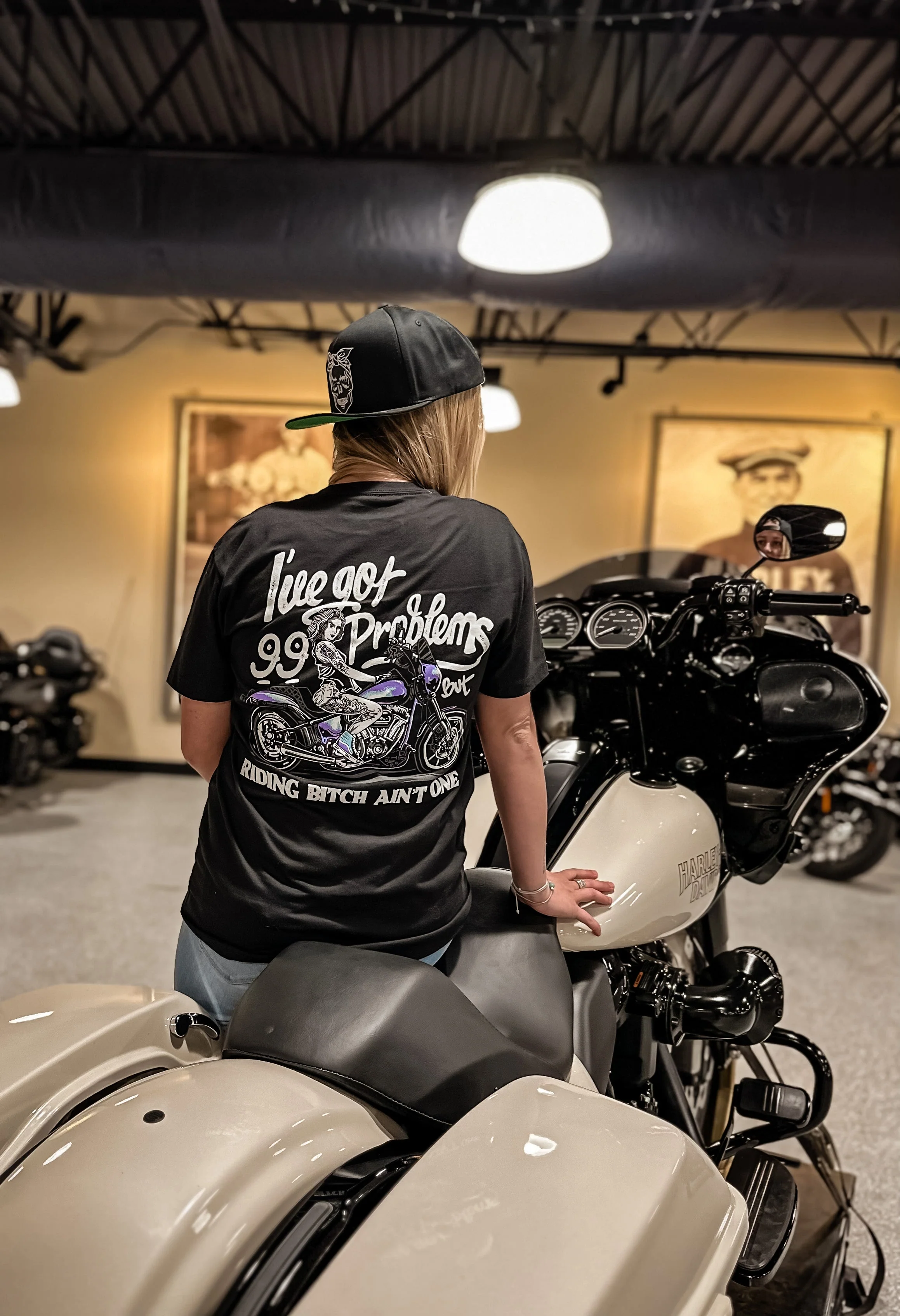 "I've Got 99 Problems Riding Btch Aint One" T-Shirt - Renegade Babes - Image 7