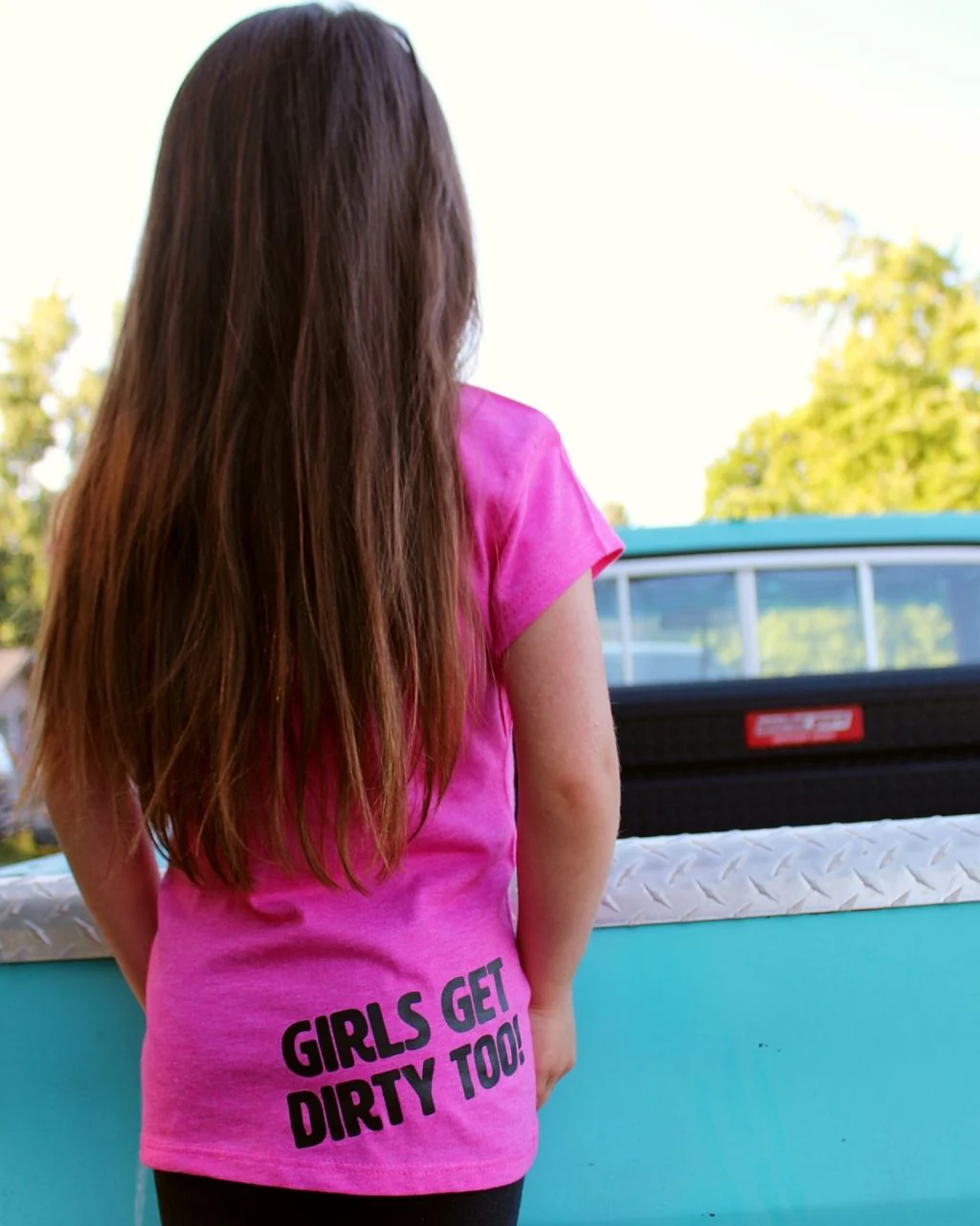 A Little Dirt Never Hurt Youth Tee Pink - Image 3