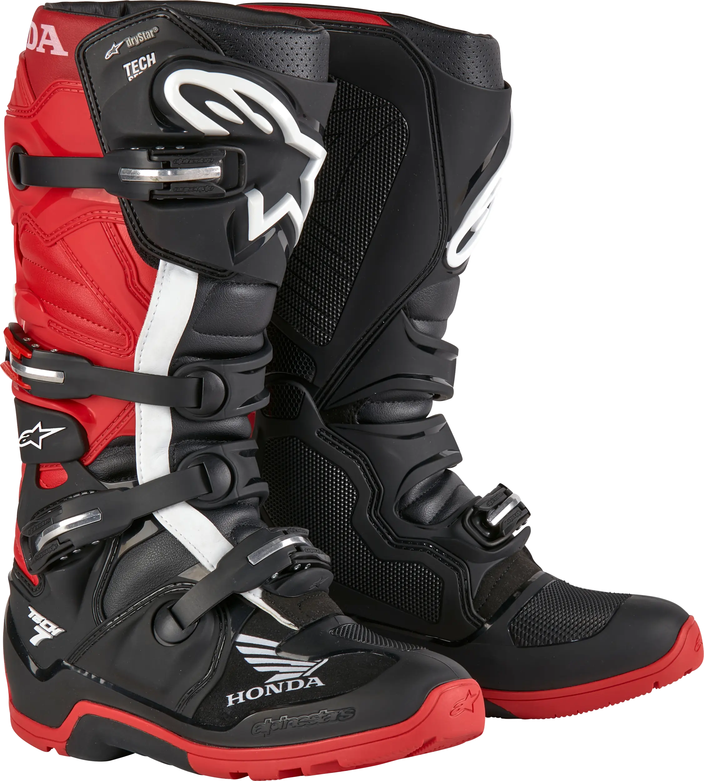 Alpinestars Honda Tech 7 Enduro Drystar® Black/Bright Red Boots - Image 7