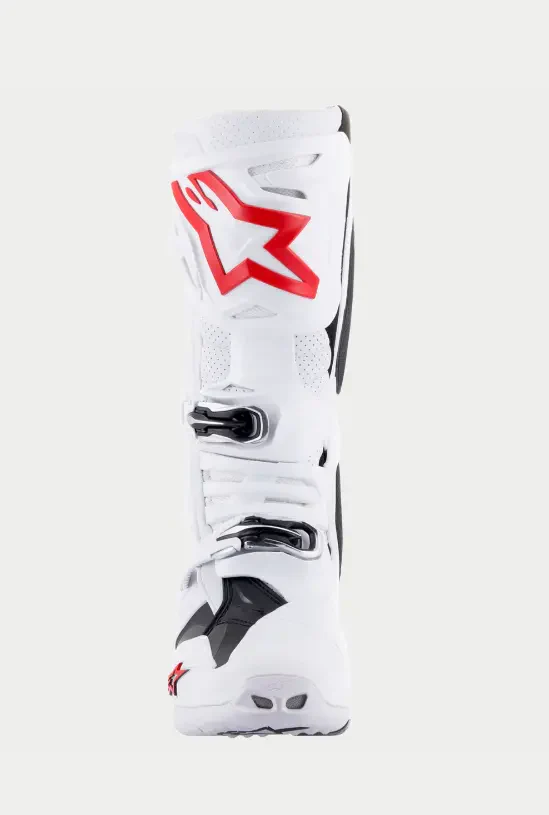 Alpinestars Tech 10 Supervented White/Bright Red Boots - Image 3