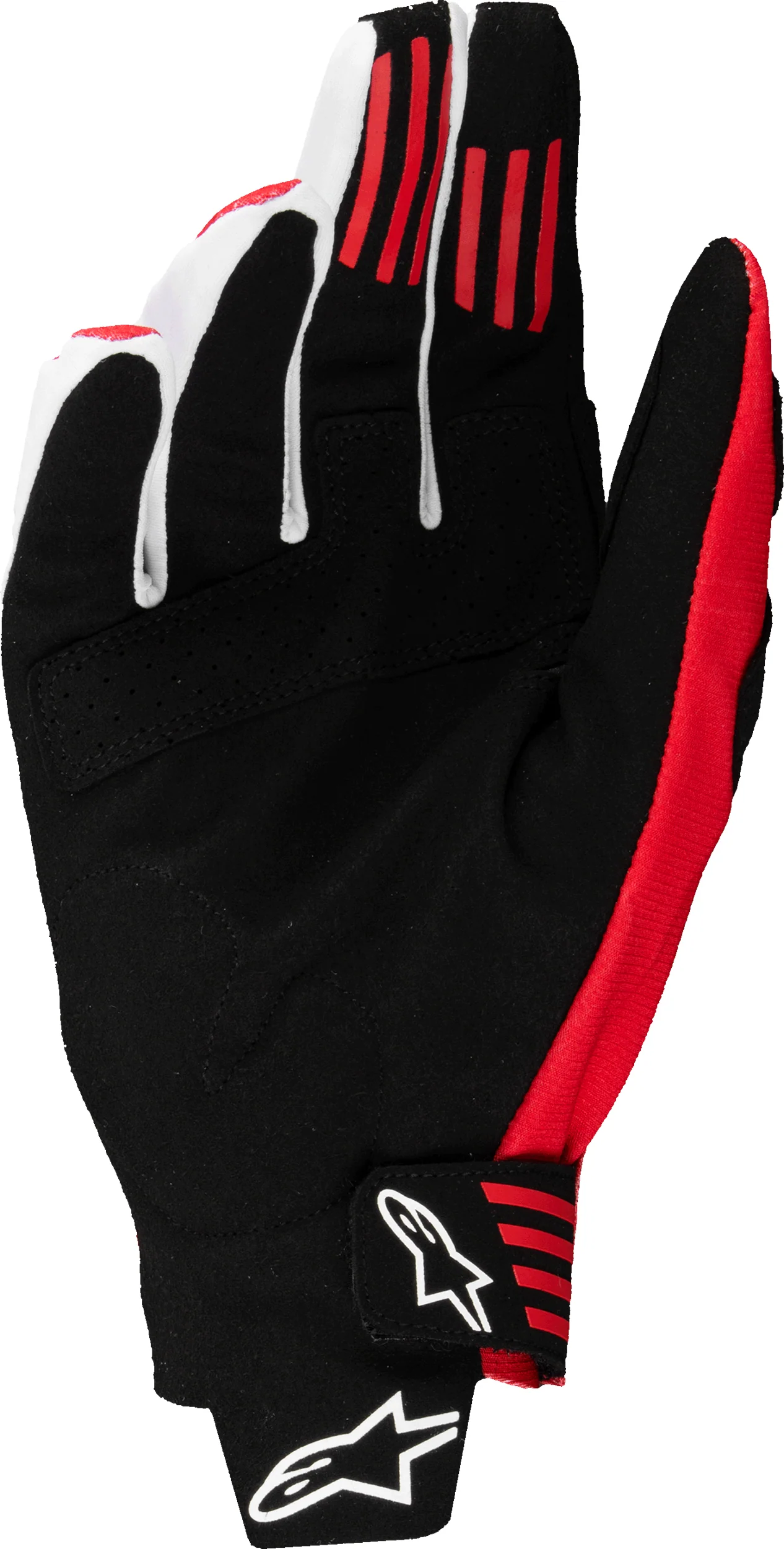 Alpinestars Techstar Gloves - Black/Bright Red - Image 2