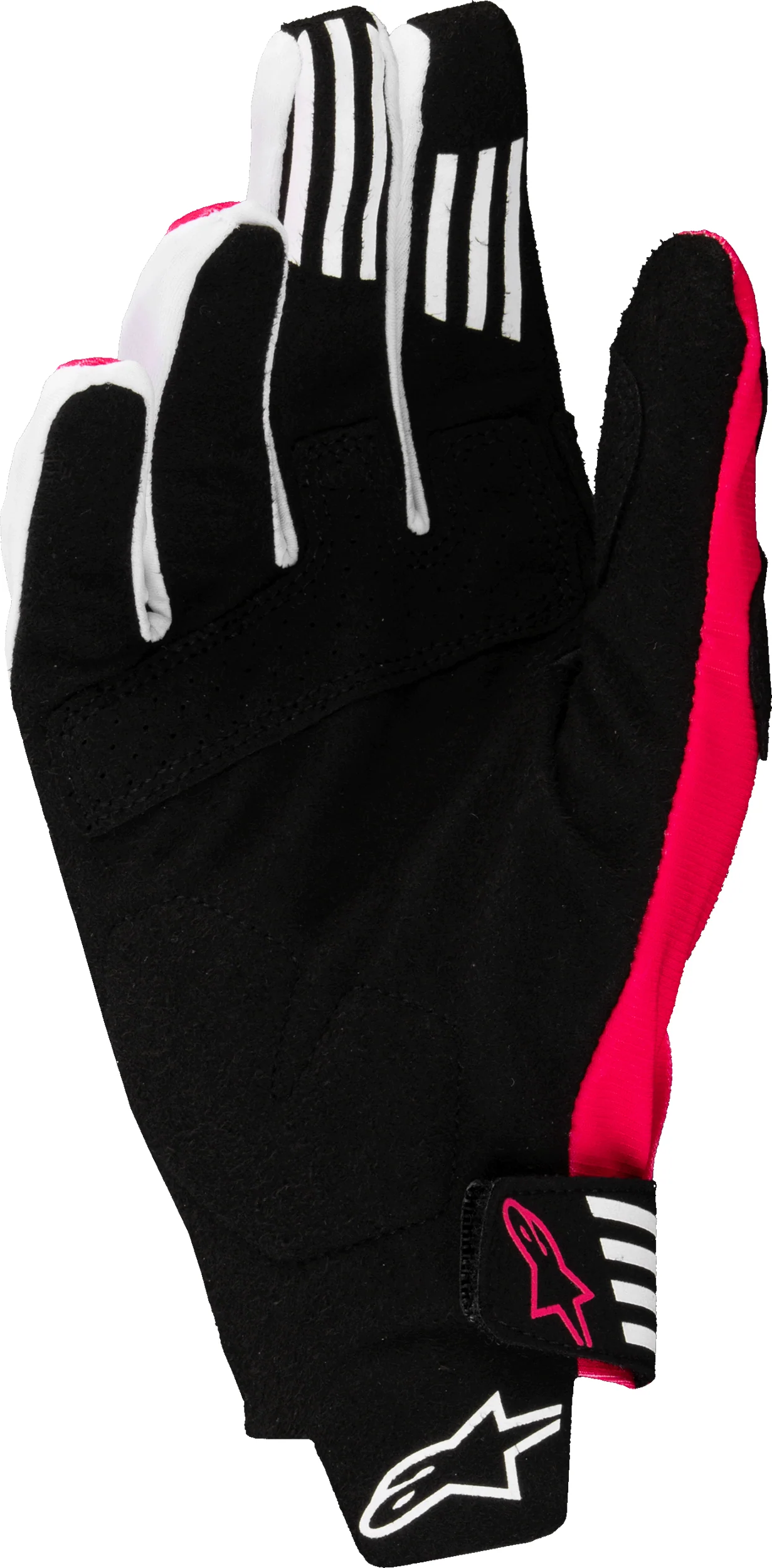 Alpinestars Techstar Gloves - Black/Pink Fluo - Image 2