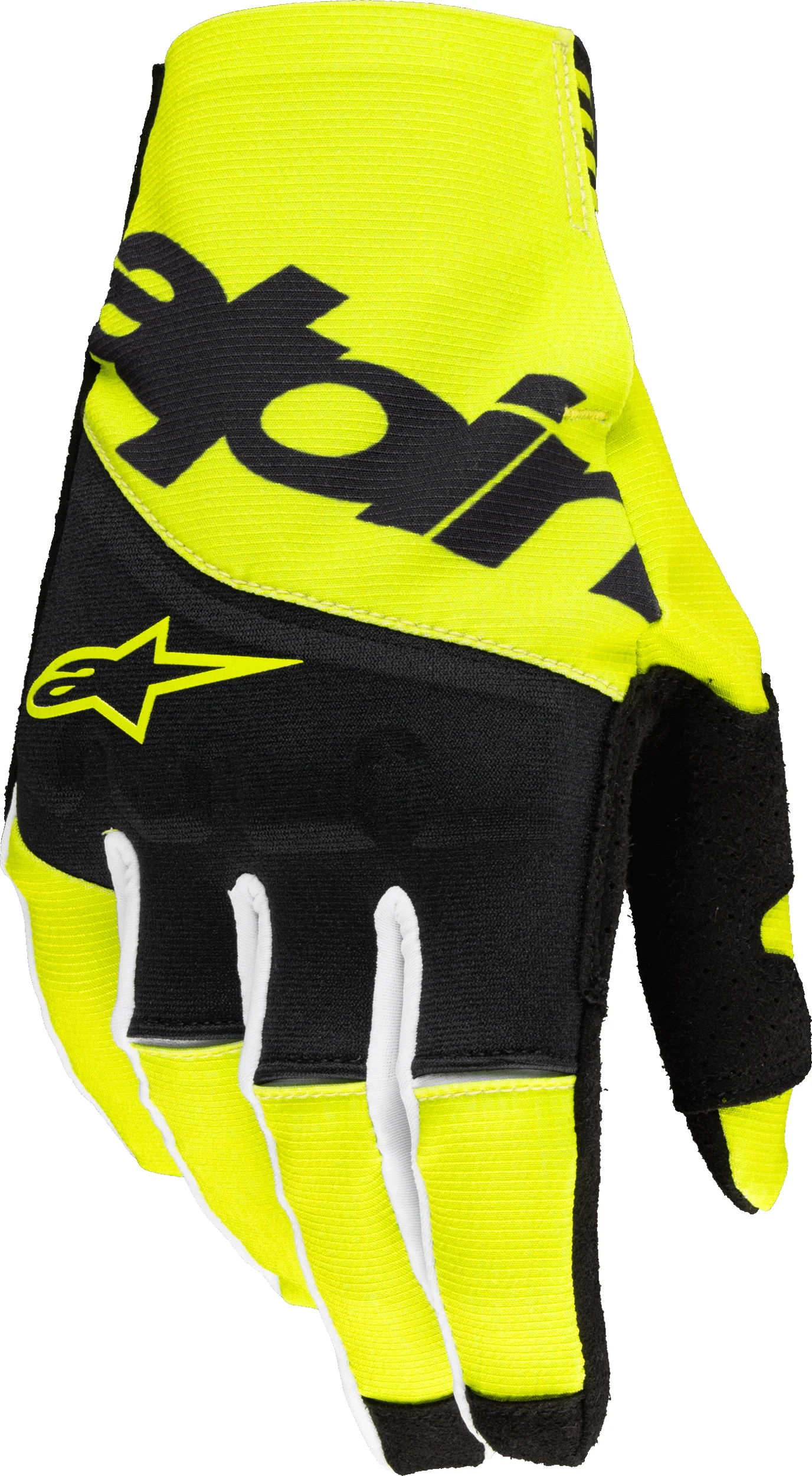 Alpinestars Techstar Gloves - Black/Yellow Fluo