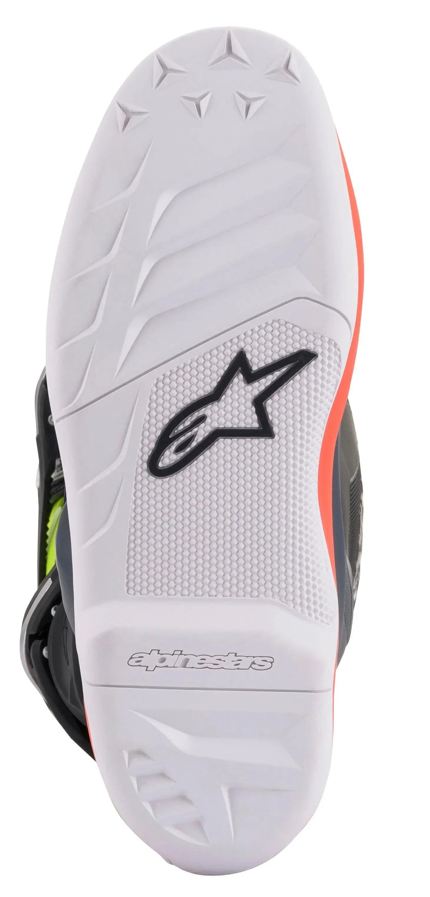 Alpinestars Youth Tech 7s Dark Grey/ Red Fluo/Yellow Fluo Boots - Image 7