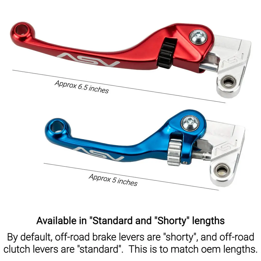 ASV Unbreakable Levers F4 Series - Off-Road Clutch and Brake Lever Set - Image 4