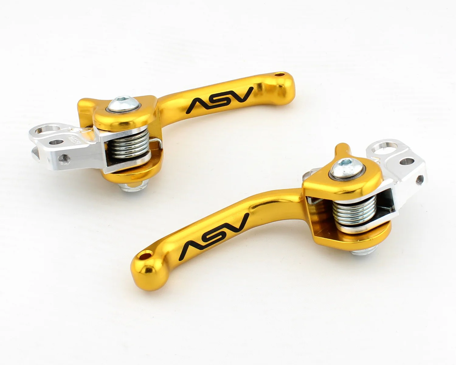 ASV Front & Rear Brake Levers for Surron Light Bee / Talaria Sting / Sting R / MX3 / MX4 / X3 - F3-E Series - Pair of Unbreakable ASV Levers -  Black / Red / Blue / Pink / Orange / Silver / Gold / Purple / Magnesium - Image 9