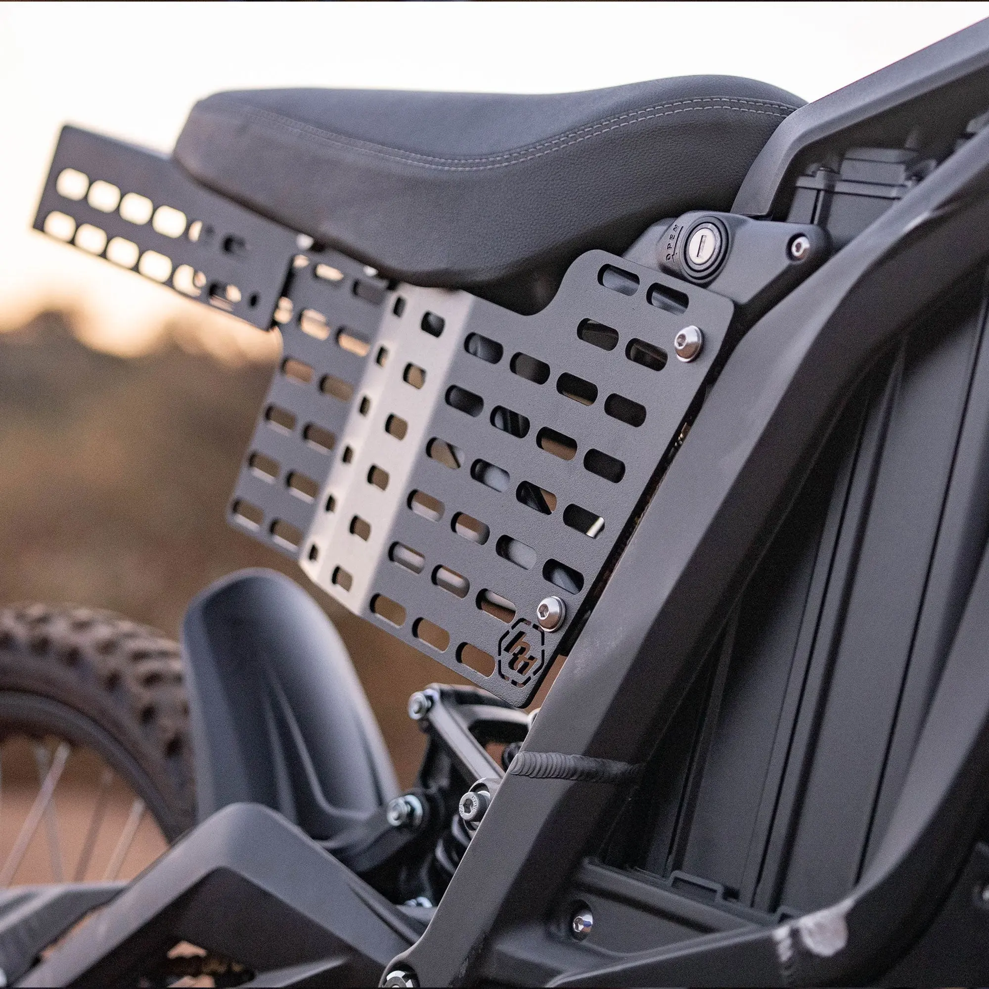 Baja Designs Molly Panel and  Light Kit - S2 Pro IR/S1 White Headlight Combo Kit for Surron - Molly Panel Side and number plates with light bar - Image 3