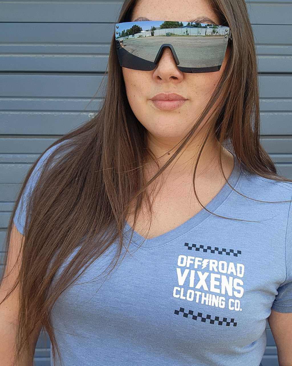 Bandana Ladies V Neck Tee - Image 4