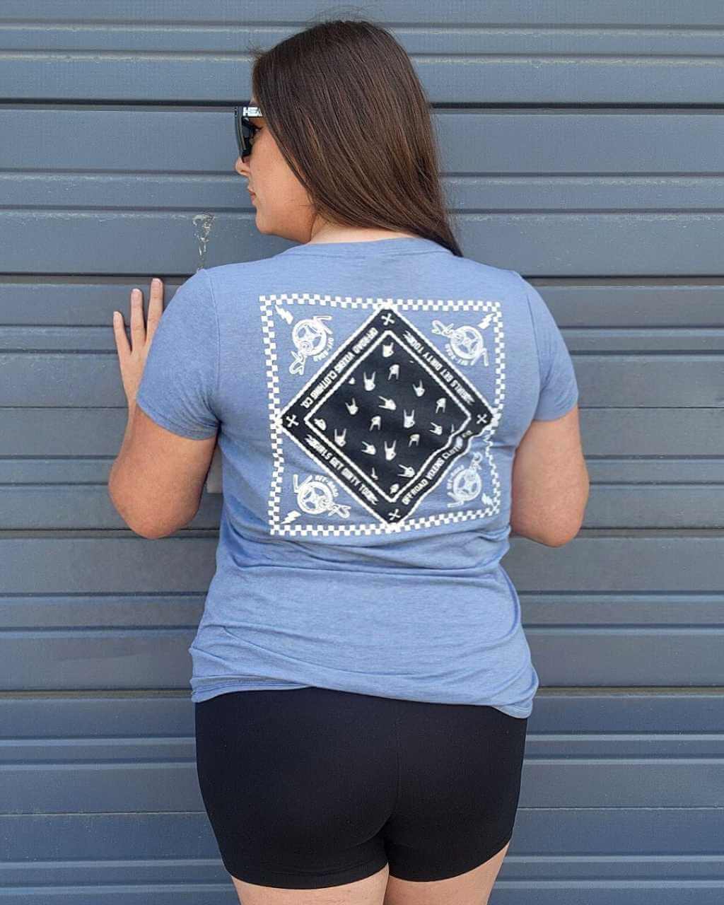 Bandana Ladies V Neck Tee - Image 6
