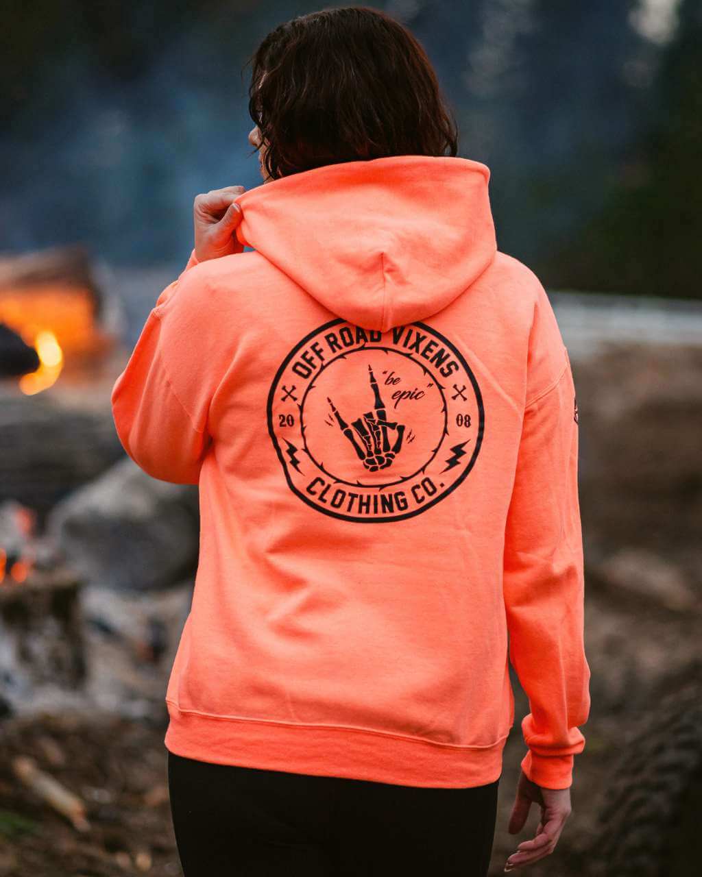 Be Epic Pullover Neon Coral - Image 3