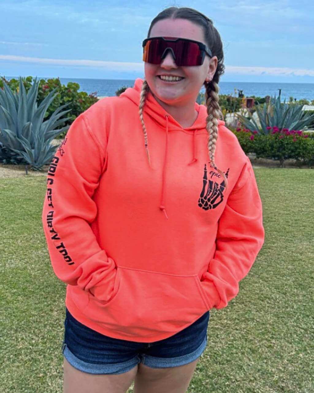 Be Epic Pullover Neon Coral - Image 6