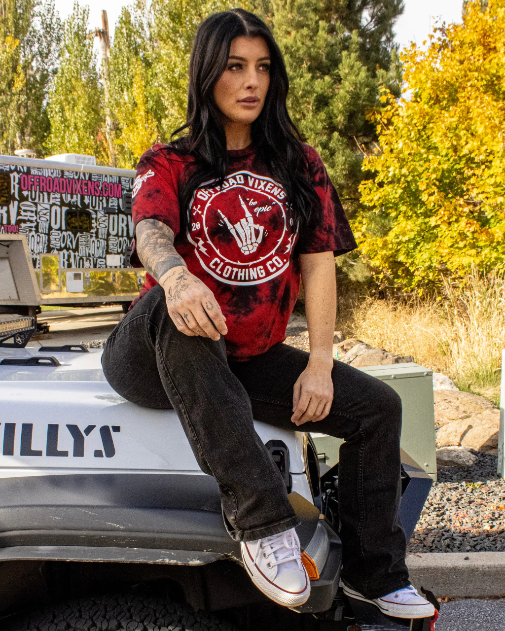 Be Epic Tie Dye Tee - Off-Road Vixens - Image 2