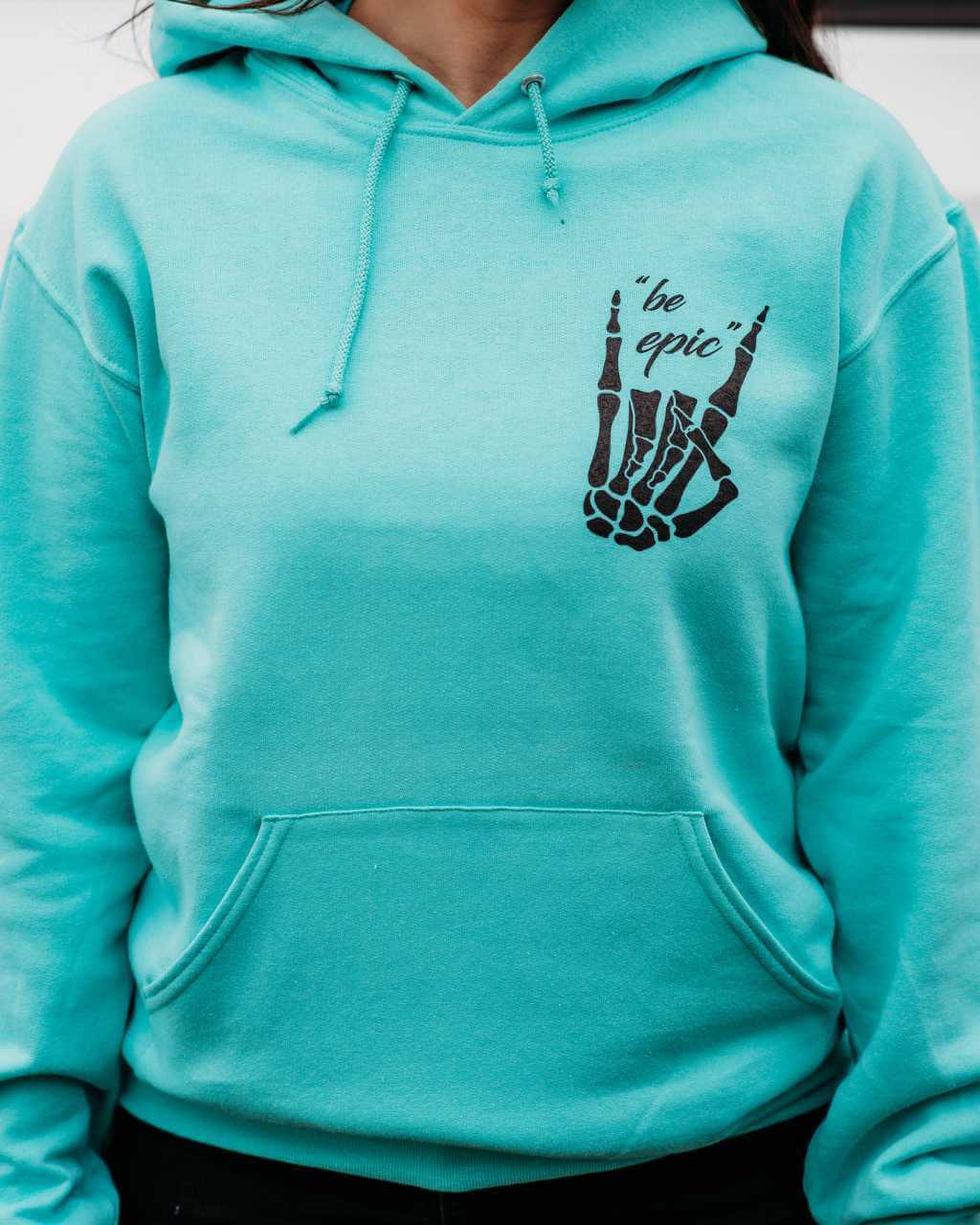 Be Epic Unisex Pullover Hoodie - Mint - Image 6