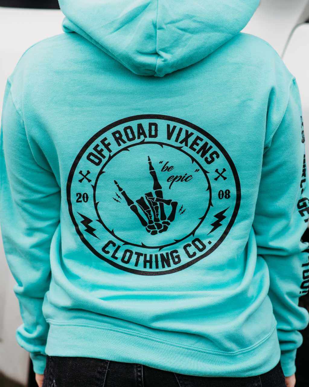 Be Epic Unisex Pullover Hoodie - Mint - Image 7