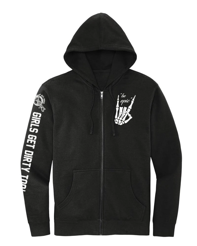 Be Epic Unisex Zip Up Hoodie - Image 6