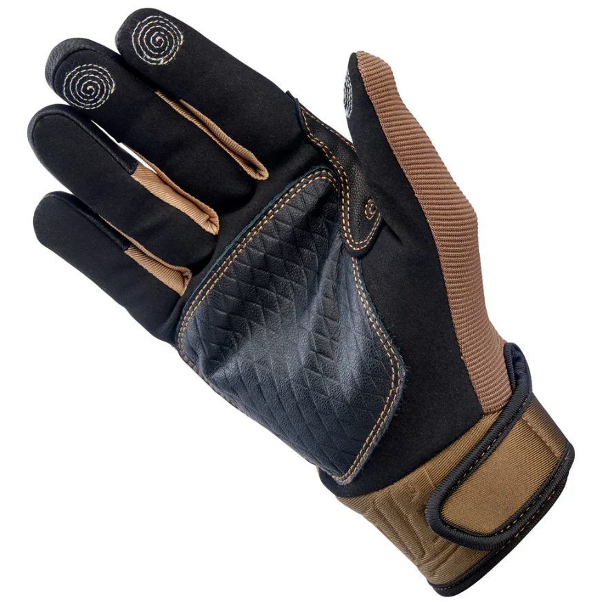 Biltwell Baja Gloves - Chocolate - Image 2