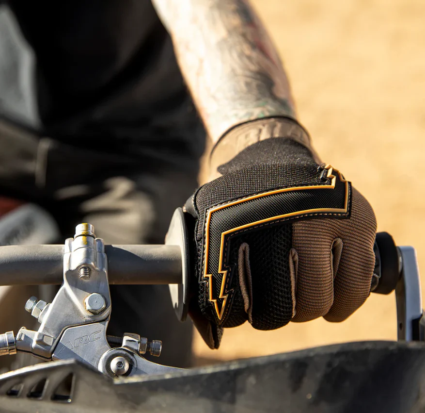 Biltwell Baja Gloves - Chocolate - Image 5