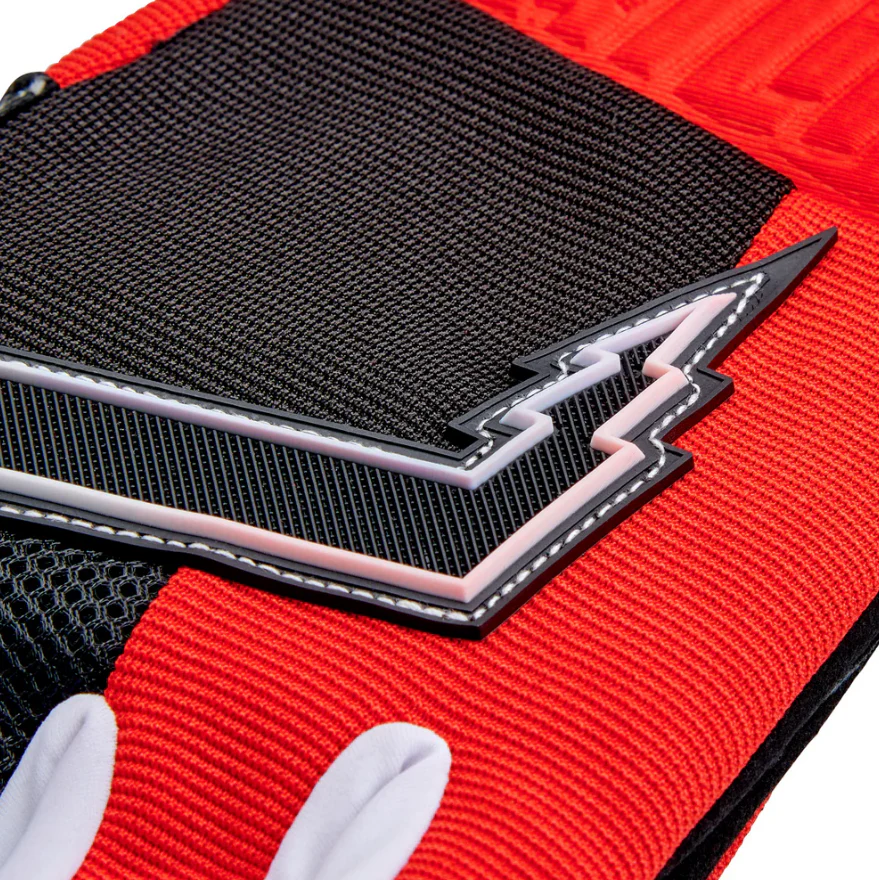 Biltwell Baja Gloves - Red/Black - Image 4