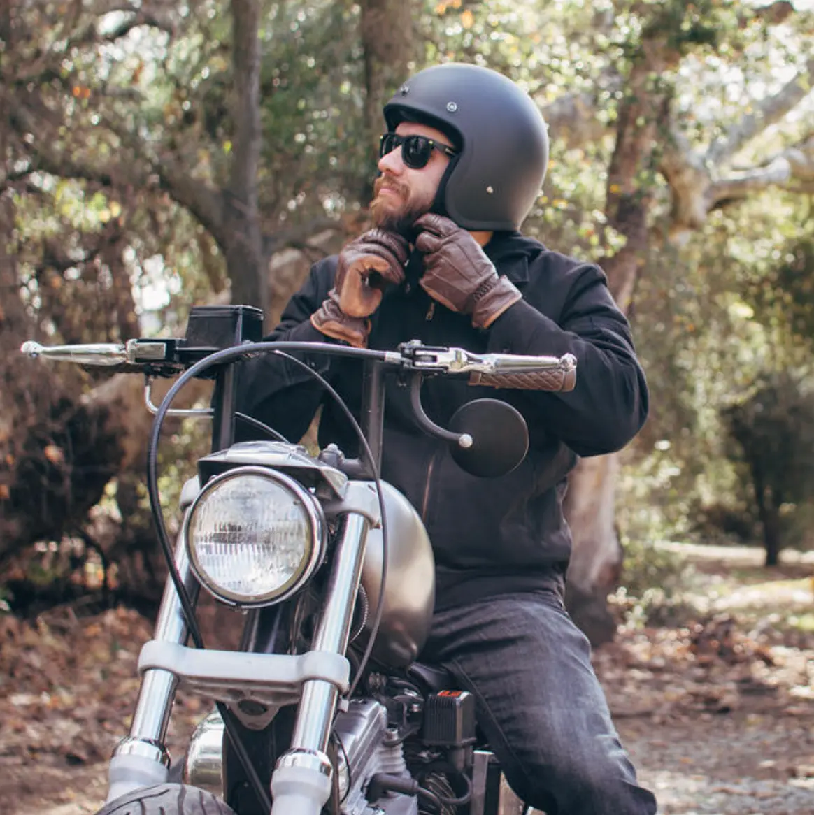 Biltwell Bonanza Helmet - Flat Black - Image 4