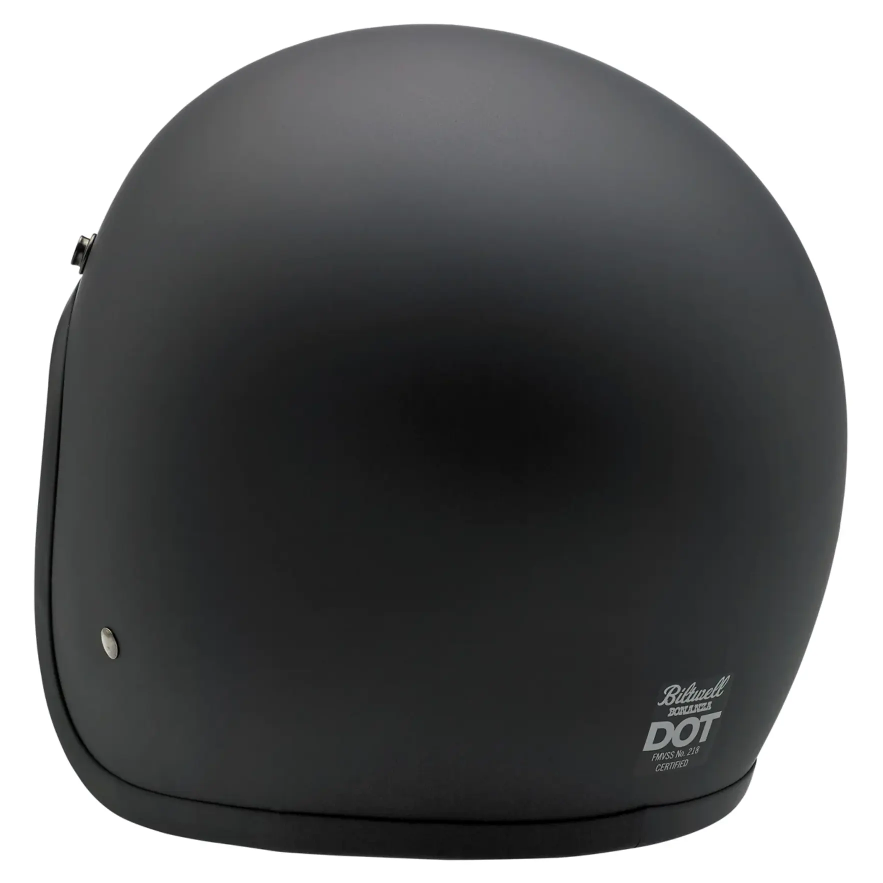Biltwell Bonanza Helmet - Flat Black - Image 5