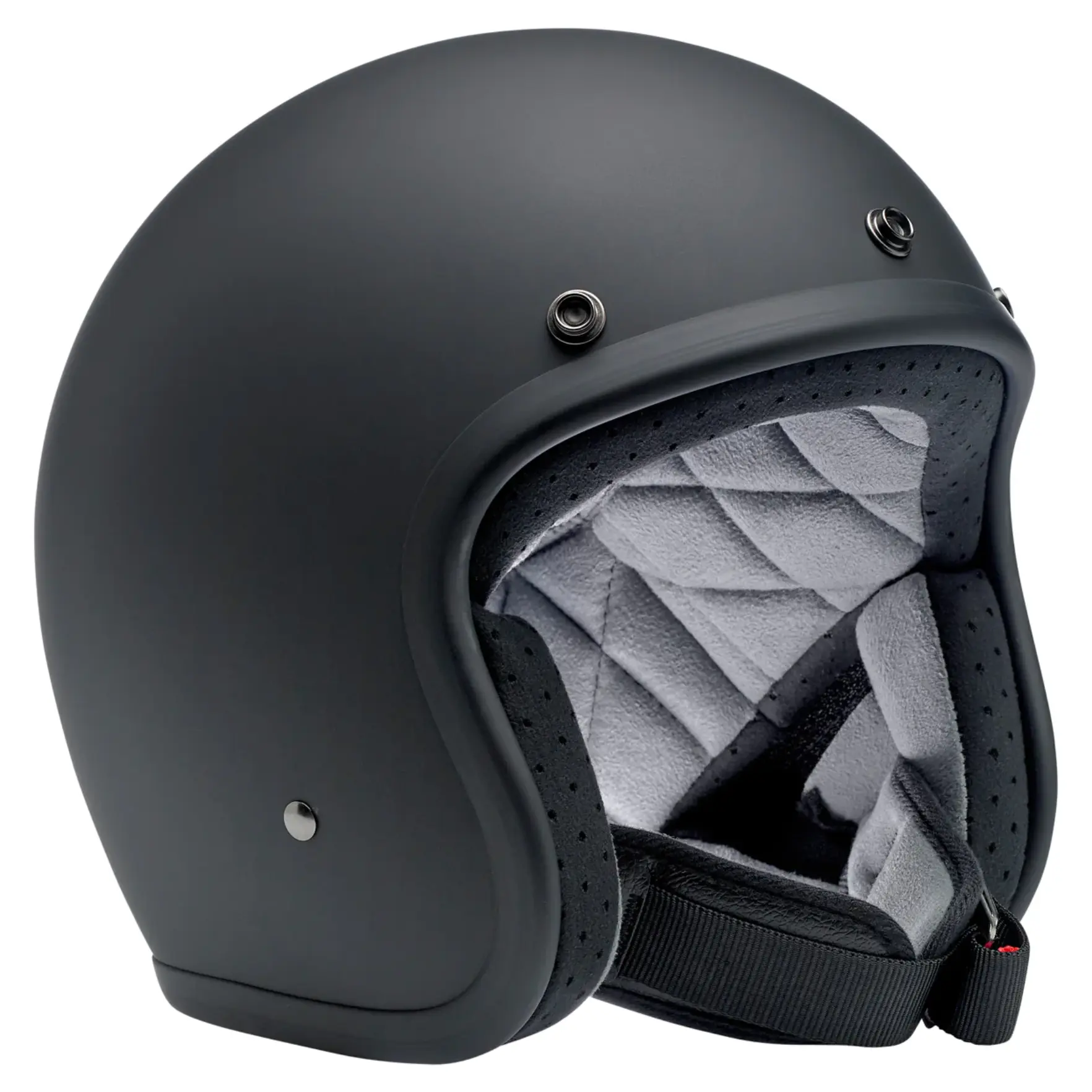 Biltwell Bonanza Helmet - Flat Black - Image 6