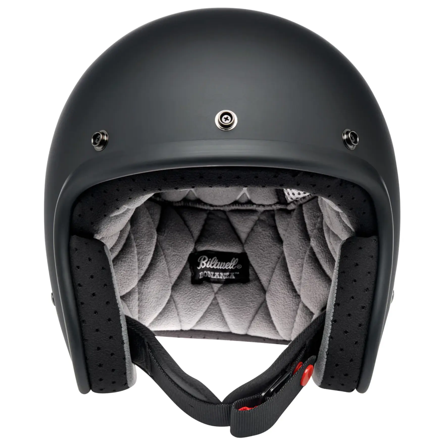 Biltwell Bonanza Helmet - Flat Black - Image 7