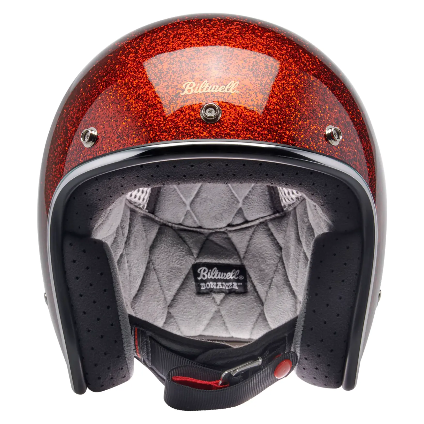 Biltwell Bonanza Helmet - Megaflake Rootbeer - Image 3