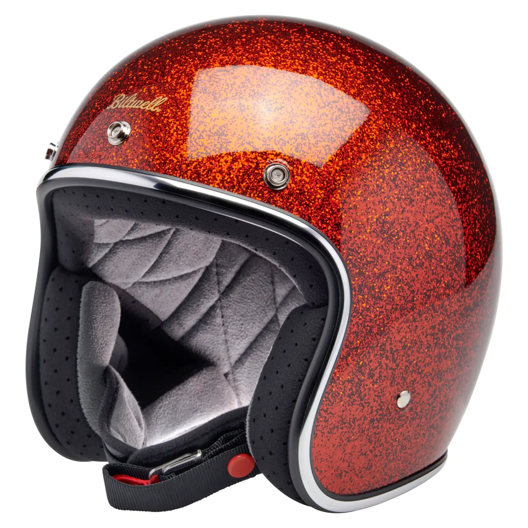 Biltwell Bonanza Helmet - Megaflake Rootbeer - Image 4