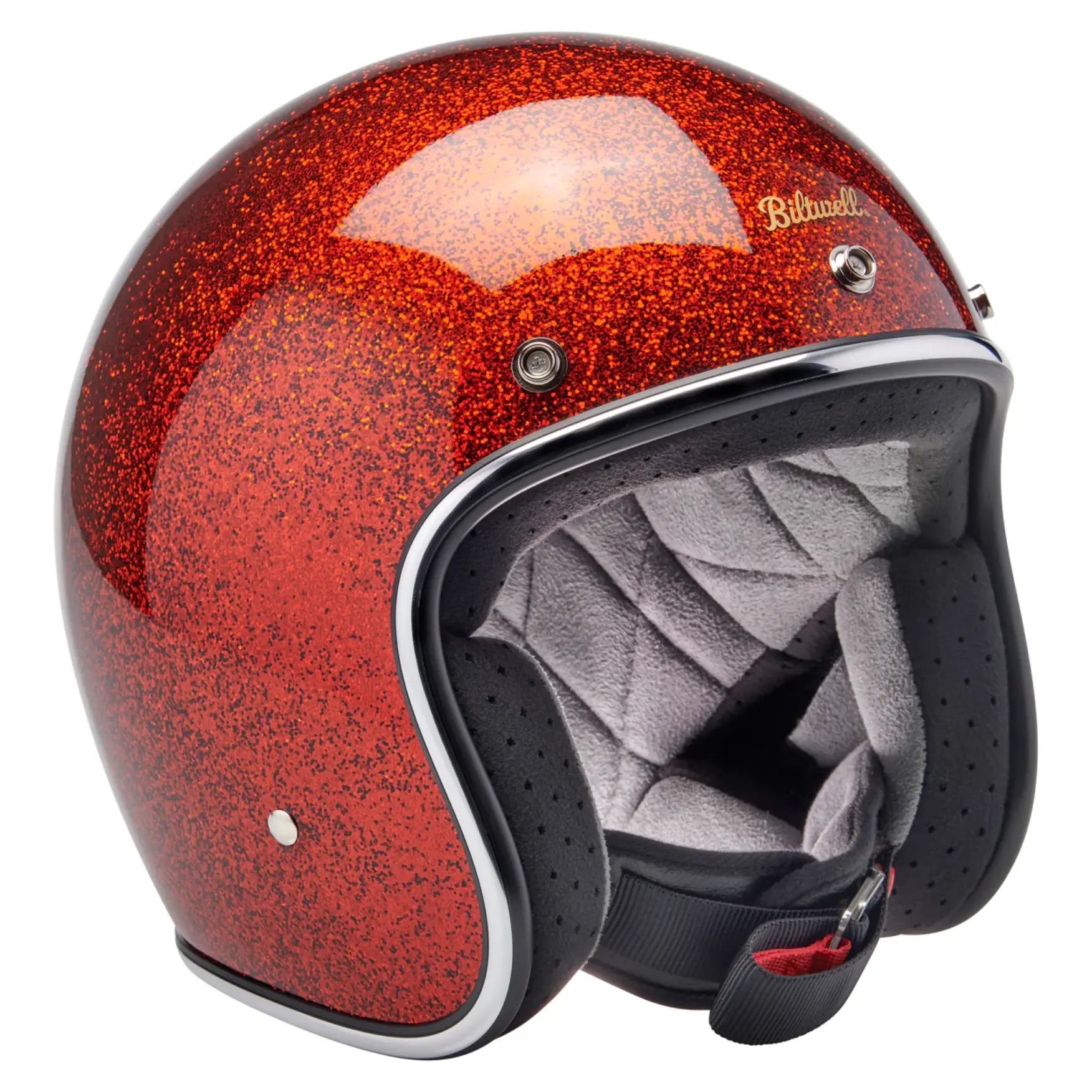 Biltwell Bonanza Helmet - Megaflake Rootbeer - Image 5