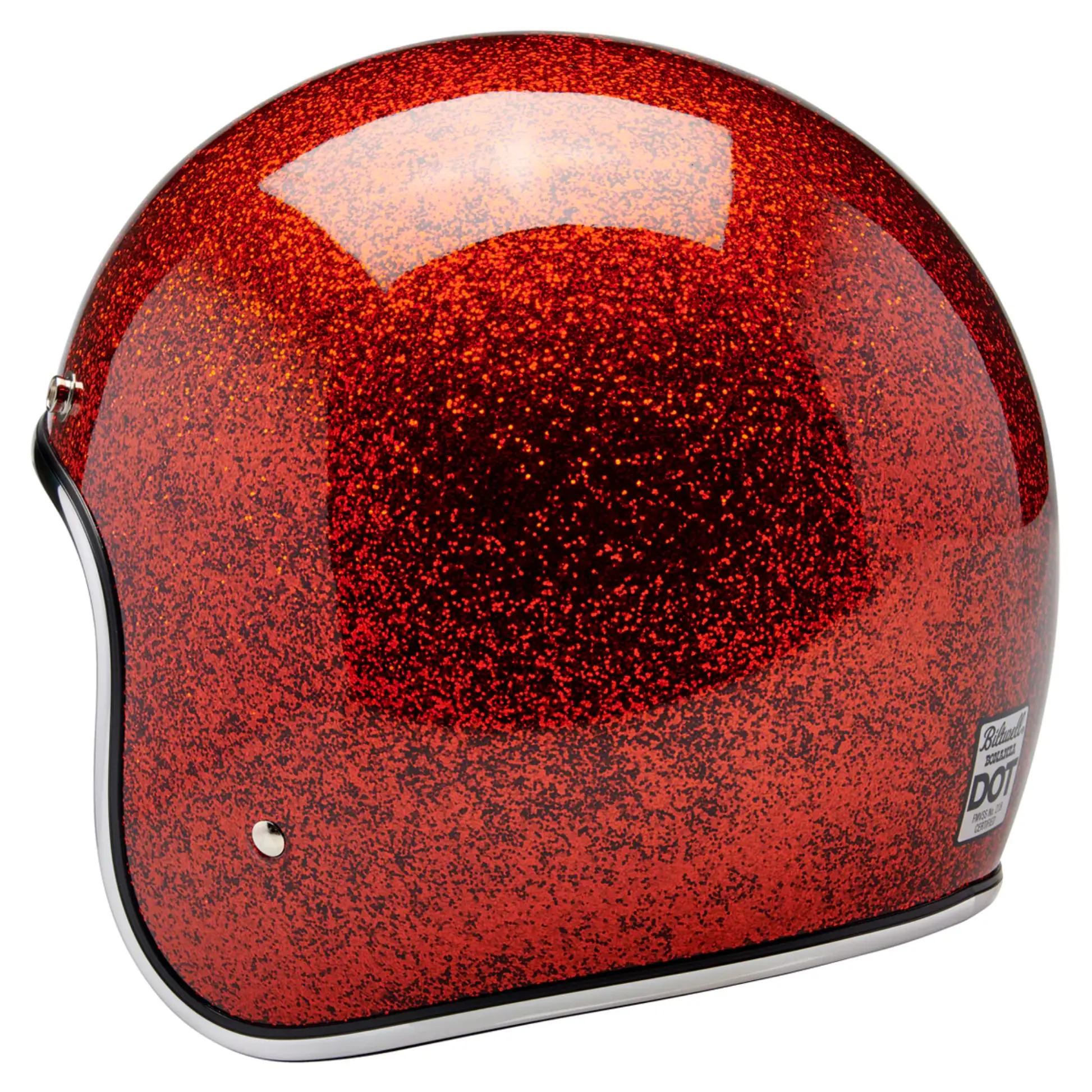 Biltwell Bonanza Helmet - Megaflake Rootbeer - Image 8