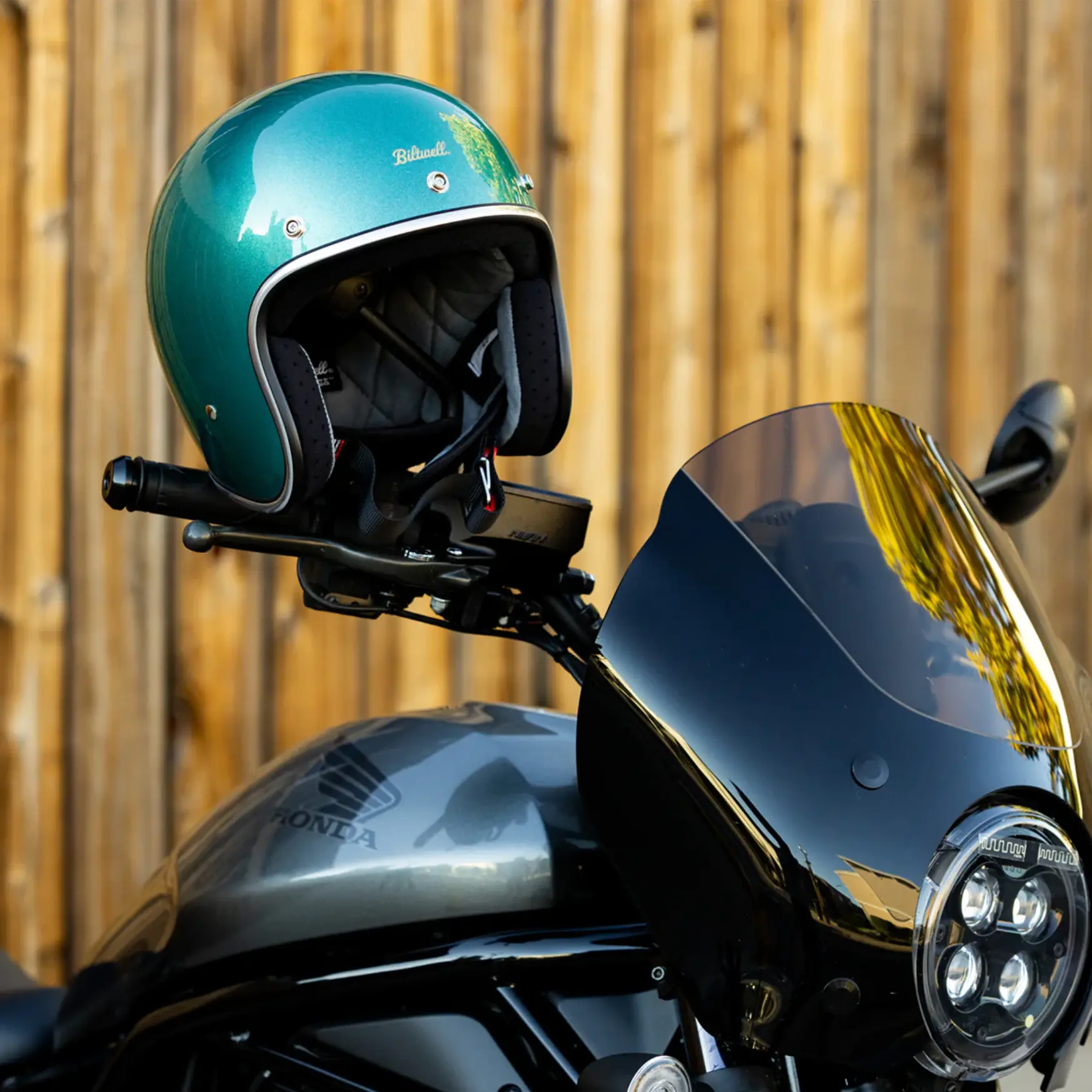 Biltwell Bonanza Helmet - Metallic Catalina - Image 9