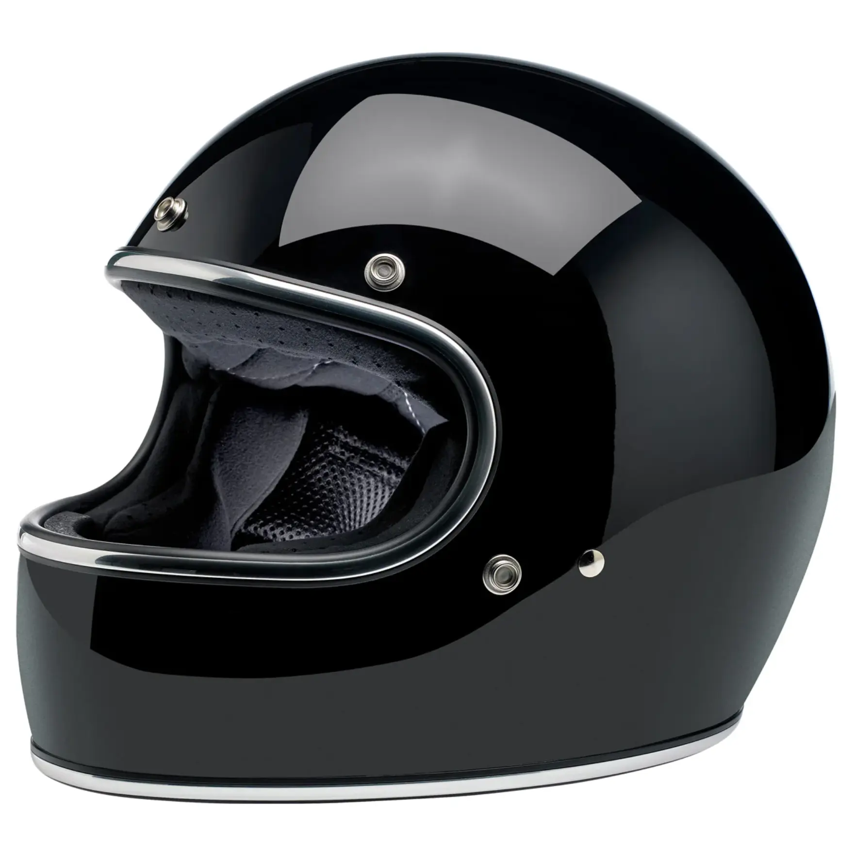 Biltwell Gringo Gloss Black Helmet - ECE R22.05 - Image 3