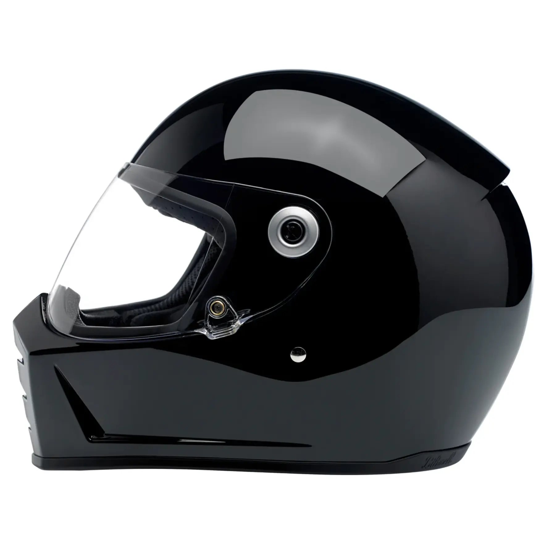 Biltwell Lane Splitter Helmet - Gloss Black - Image 6