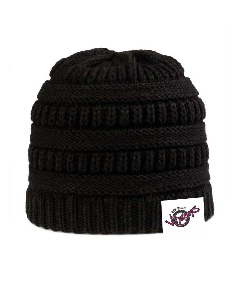 Blizzard Cable Beanie - Black - Image 2