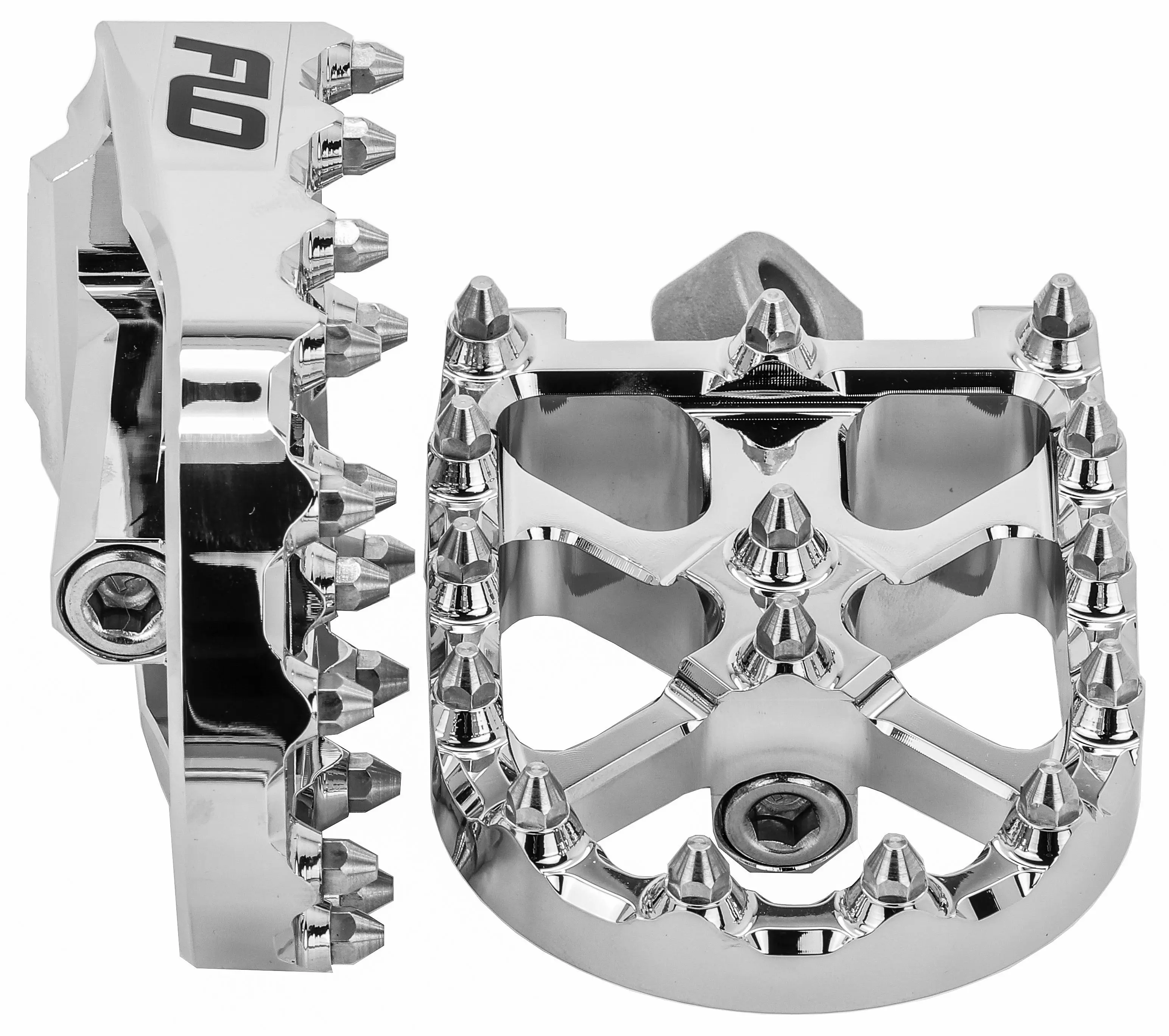 Bmx Style Footpegs Chrome - Image 3