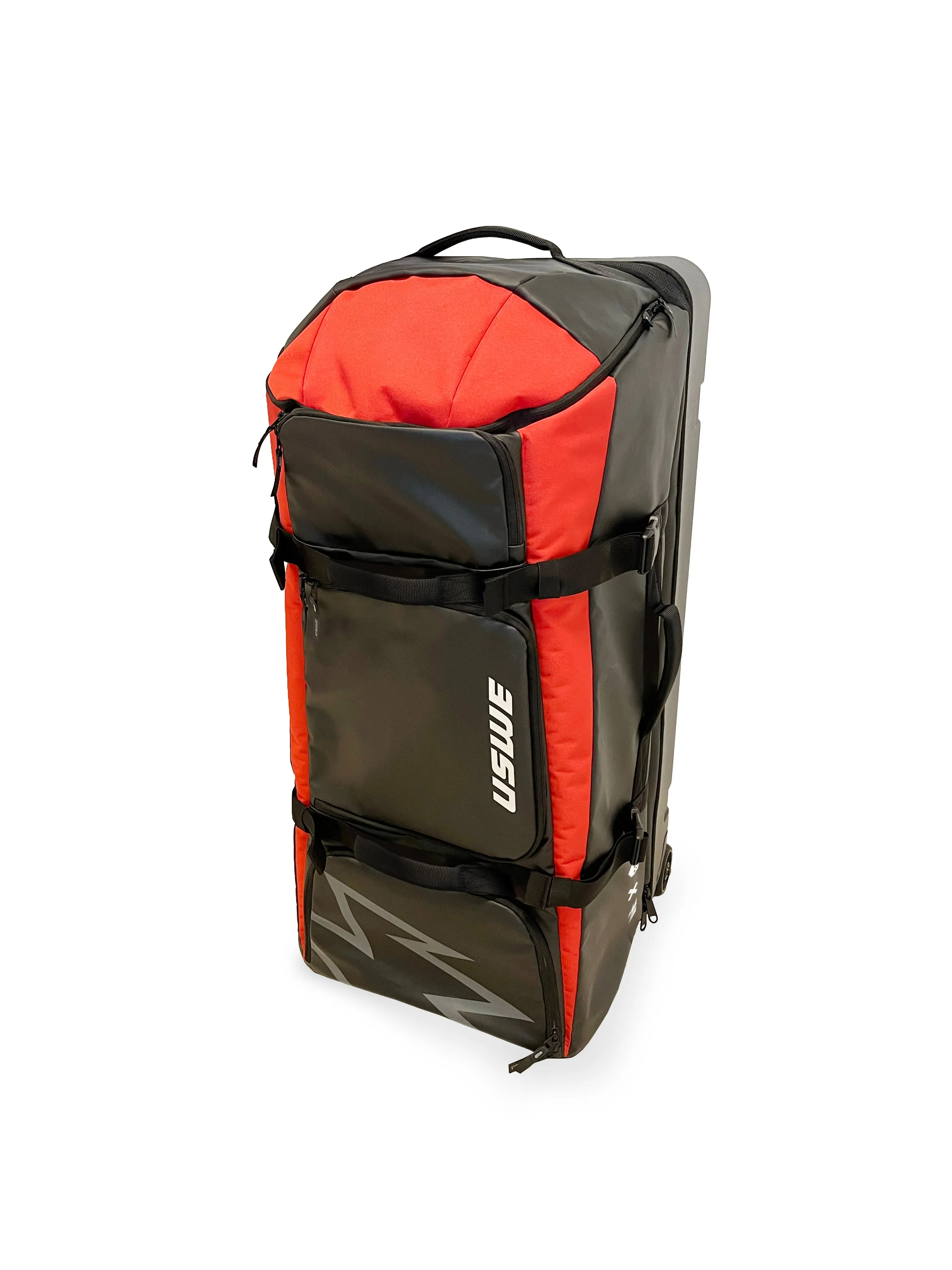 USWE Buddy 150L Athlete Gear Trolley Bag Black/USWE Red - Image 2